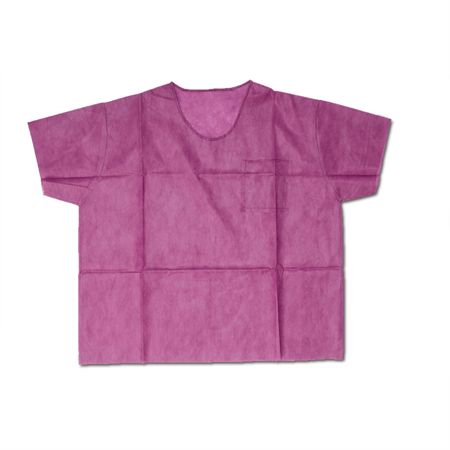 U-Neck Disposable Scrub Top Small