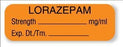 United Ad Label Co Lorazepam Labels - Lorazepam Label, mG / mL - AL008