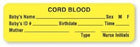 United Ad Label Co Cord Blood Labels - Cord Blood Label - BB779