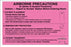 United Ad Label Co Airborne Precautions Labels - Airborne Precaution Label, Ultra, Pink - PC502