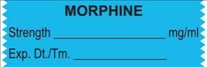 United Ad Label Company Anesthesia Morphine Tapes - Anesthesia Morphine Tape, 500"/Roll - TJ066