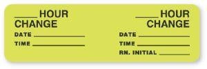 United Ad Label Company IV Change Labels - "Change Tubing" Label, 3" x 7/8", 320/Roll - ULCM310