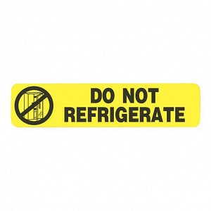 United Ad Label Storage Labels - DO NOT REFRIGERATE Labels, Fluorescent Yellow, 1-5/8" x 3/8" - ULFP924