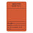 United Ad Label IV Medication Added Labels - IV Medication Added Label, 2" x 3", Fluorescent Red, 230/Roll - ULHH502