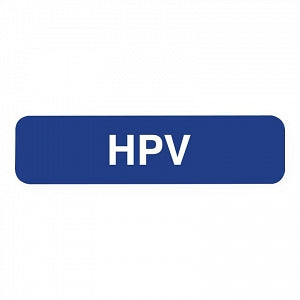 United Ad Label HPV Labels - HPV Labels, Blue, 1-1/4" x 5/16" - ULHV203