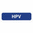 United Ad Label HPV Labels - HPV Labels, Blue, 1-1/4" x 5/16" - ULHV203