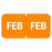 United Ad Label Company Monthly Labels - Monthly Label, February - ULIF902