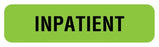 Medical Use Labels - Inpatient Chart Label, 1-1/4" x 5/16"