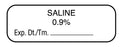 Medical Use Labels - Anesthesia Label, Saline 0.9%, 1-1/2" x 1/2"