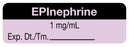 Medical Use Labels - Anesthesia Label, EPInephrine 1 mg/mL, 1-1/2" x 1/2"