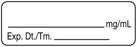 Medical Use Labels - Anesthesia Label, No Drug Name, 1-1/2" x 1/2"