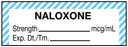 Medical Use Labels - Anesthesia Label, Naloxone mg/mL, 1-1/2" x 1/2"