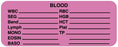 Medical Use Labels - Blood Label, 2-1/4" x 7/8"