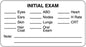 Medical Use Labels - Examination Record Label, 3" x 1-5/8"