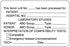 Medical Use Labels - Blood Compatibility Label, 3" x 2"