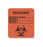 Medical Use Labels - Biohazard Warning Label, 1-7/10" x 1-1/2"