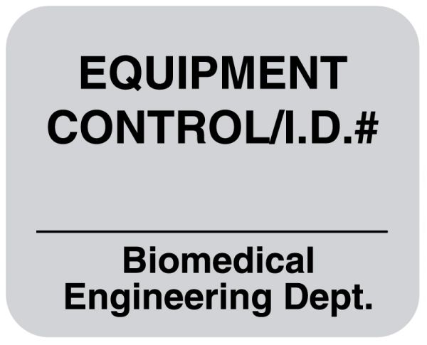 Medical Use Labels - Electrical Equipment Safety Label, 1-1/4" x 1"