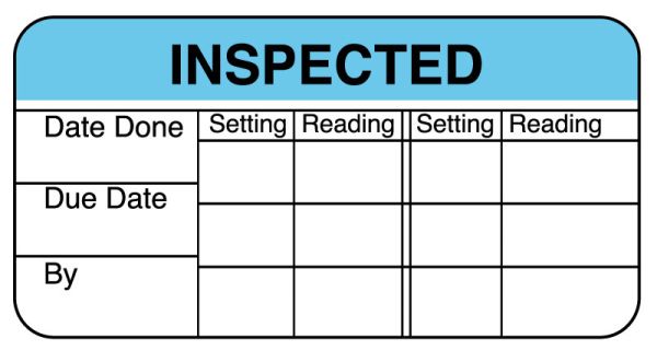 Medical Use Labels - Inspection Label, 2" x 1"