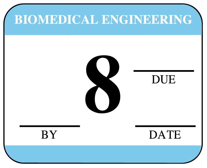 Medical Use Labels - Biomedical Inspection Labels with Due Date