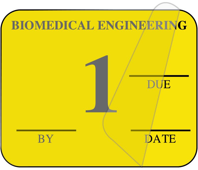 Medical Use Labels - Single Color Biomedical Inspection Labels