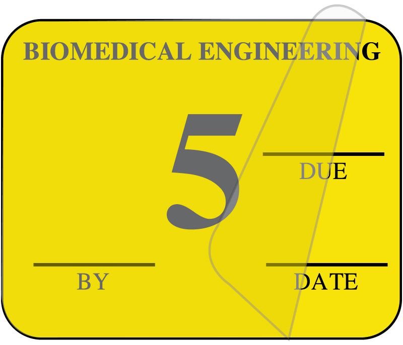 Medical Use Labels - Single Color Biomedical Inspection Labels