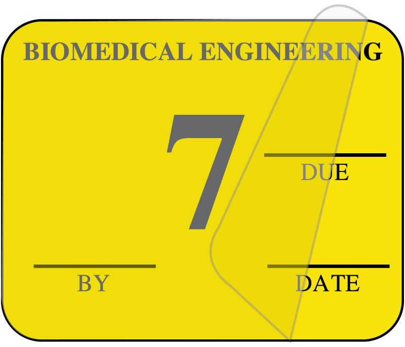 Medical Use Labels - Single Color Biomedical Inspection Labels