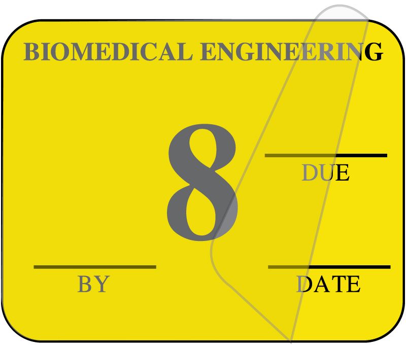 Medical Use Labels - Single Color Biomedical Inspection Labels