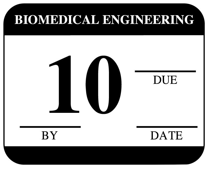 Medical Use Labels - Biomedical Inspection Labels with Due Date