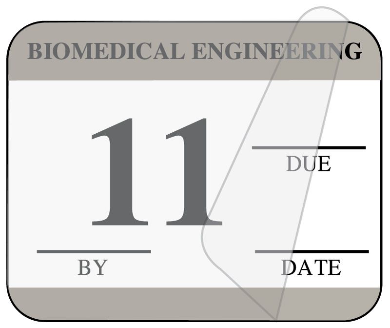 Medical Use Labels - Biomedical Self-Laminating Inspection Labels with Due Date