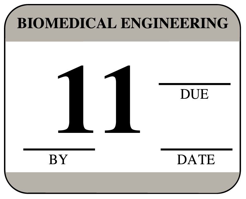 Medical Use Labels - Biomedical Inspection Labels with Due Date