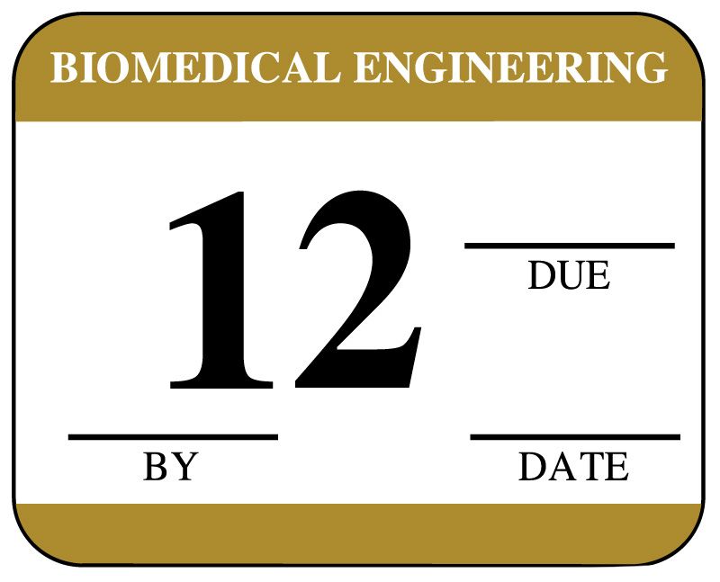 Medical Use Labels - Biomedical Inspection Labels with Due Date