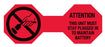 Medical Use Labels - Cord Flag, 5" x 2"