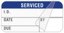 Medical Use Labels - Serviced Label, 1-1/2" x 3/4"