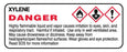 Medical Use Labels - XYLENE, 3" x 1-1/8"