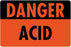 Medical Use Labels - Hazard Warning Label, 4" x 2-5/8"