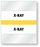 Medical Use Labels - Color-Coded Chart Divider Tabs - Tan - "X-Ray", 1-1/2" x 1-1/4"