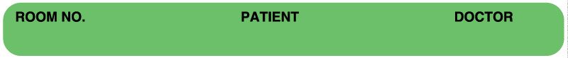 Medical Use Labels - Chart Labels