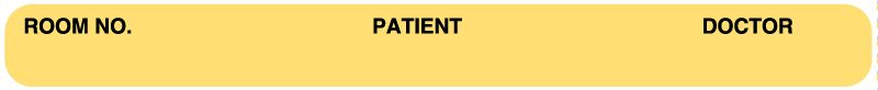 Medical Use Labels - Chart Labels