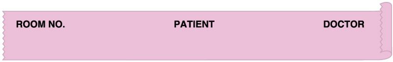 Medical Use Labels - Chart Tapes