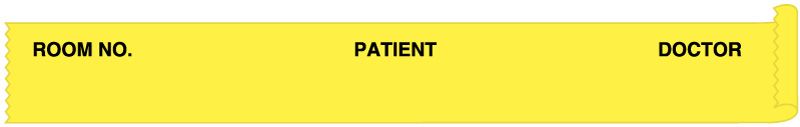 Medical Use Labels - Chart Tapes