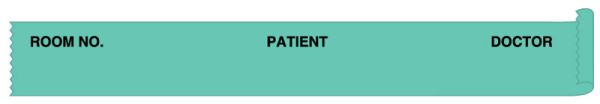 Medical Use Labels - Patient Chart Tape, 1/2" x 500"