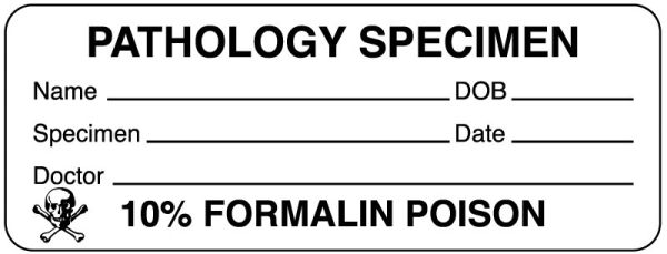 Medical Use Labels - Pathology Label, 3" x 1-1/8"