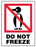 Medical Use Labels - DO NOT FREEZE, Shipping Label, 3" x 4"