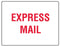 Medical Use Labels - EXPRESS MAIL Shipping Label, 4" x 3"