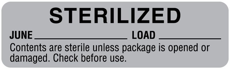 Medical Use Labels - Color-Coded Sterilization Labels