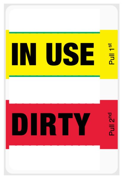 Medical Use Labels - Clean Multi Purpose Equipment Label, 2" x 3"