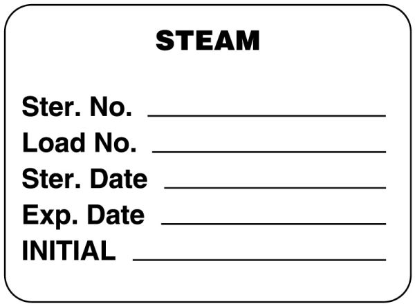 Medical Use Labels - Sterilization Label, 1-7/8" x 1-3/8"