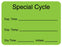 Medical Use Labels - Special Cycle, 2-3/8" x 1-3/4"