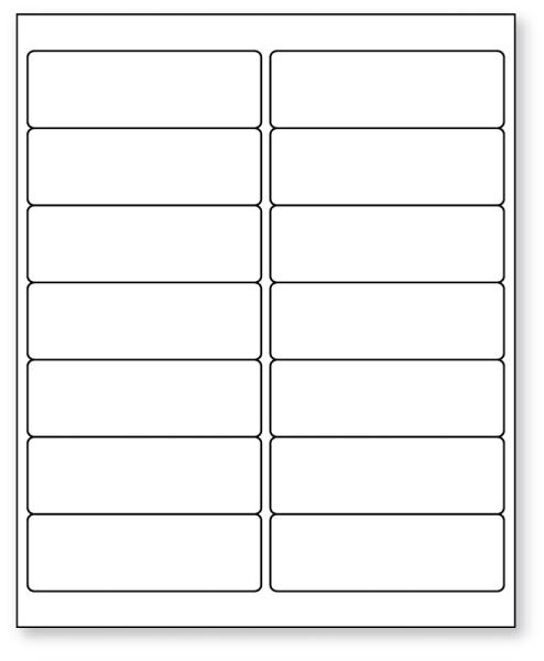 Medical Use Labels - Laser Printer Label, 4" x 1-21/64"