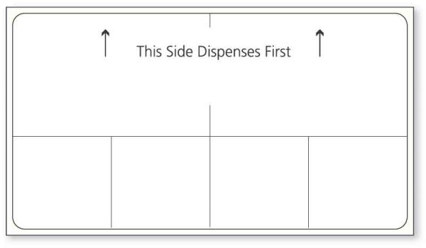 Medical Use Labels - Direct Thermal Printer Label, 3" Core, 4" x 2-3/16"